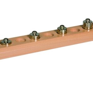 10 Weights in Wooden Storage Block