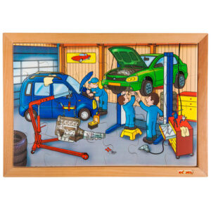 Technique puzzle - garage (24 pieces)