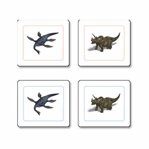 Dinosaurios: trabajo de emparejar