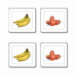 Frutas trabajo de emparejar