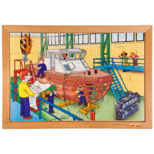Technique puzzle - shipyard (35 pieces)