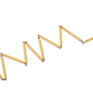 Golden Bead Chain Of 100: Individual Beads Nylon