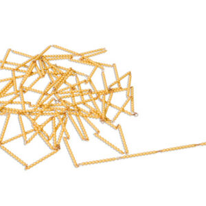 Golden Bead Chain Of 1000: Connected Beads Nylon