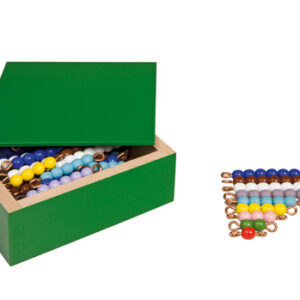 Colored Bead Stairs: Individual Beads Glass: 10 Sets