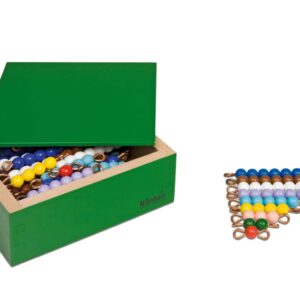 Colored Bead Stairs: Individual Beads Nylon: 10 Sets