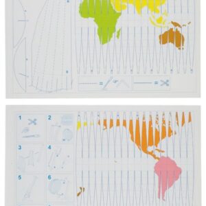 Globe Projection Map: Set Of 10
