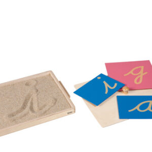 Sandpaper Letter Tracing Tray