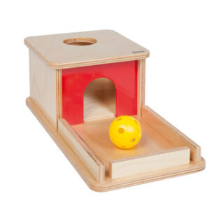 Object Permanence Box With Tray