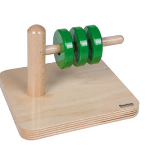Discs On Horizontal Dowel