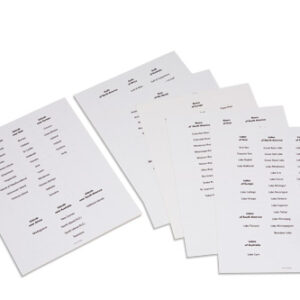 Land And Water Forms: Labels
