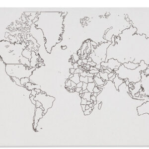 World: Political With Lakes (50)
