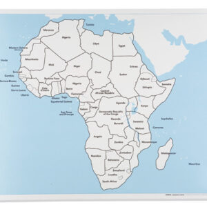 Africa Control Map: Labeled