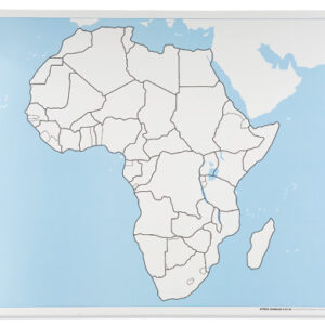 Africa Control Map: Unlabeled