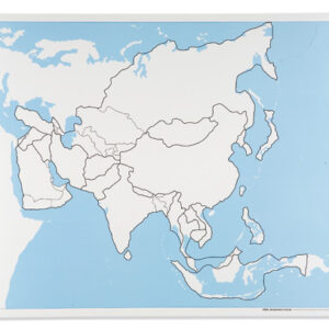 Asia Control Map: Unlabeled