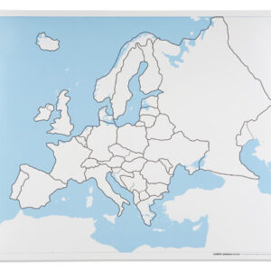 Europe Control Map: Unlabeled