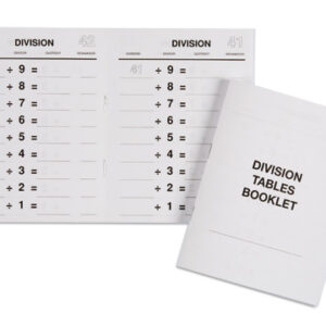 Division Tables Booklets