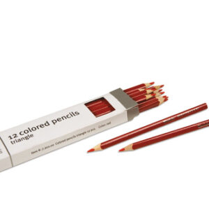 3-Sided Inset Pencils: Red