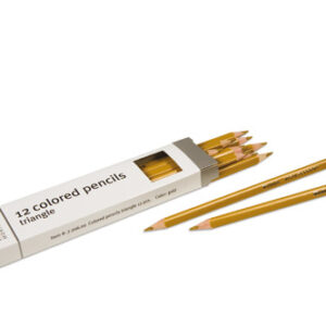 3-Sided Inset Pencils: Gold