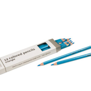 3-Sided Inset Pencils: Light Blue