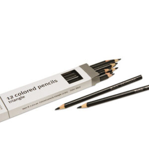3-Sided Inset Pencils: Black