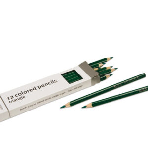 3-Sided Inset Pencils: Dark Green