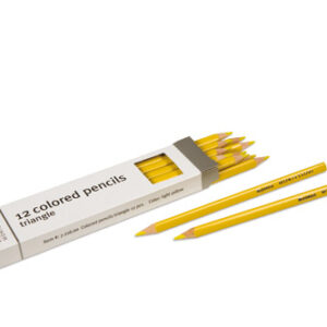 3-Sided Inset Pencils: Light Yellow